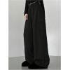 imageSweatyRocks Womens Wide Leg Sweatpants Elastic High Waisted Jogger Pants with PocketsBlack
