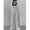 imageSweatyRocks Womens Wide Leg Sweatpants Elastic High Waisted Jogger Pants with PocketsGrey