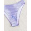 imageSweatyRocks Womens 2 Piece Bathing Suit Tie Dye Halter Triangle Bikini Set Tie Back SwimsuitLilac Purple