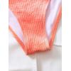 imageSweatyRocks Womens 2 Piece Bathing Suit Tie Dye Halter Triangle Bikini Set Tie Back SwimsuitPink
