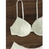imageSweatyRocks Womens Bikini Sets for Women Textured Push Up Bathing Suits 2 Piece SwimsuitBeige