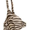 imageSweatyRocks Womens 2 Piece Swimsuit Zebra Stripe Push Up Bikini SetsMulticolor