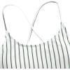 imageSweatyRocks Womens Bathing Suits Striped Criss Cross Bikini Set High Waisted SwimsuitsArmy Green