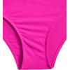 imageSweatyRocks Womens Bathing Suits Striped Criss Cross Bikini Set High Waisted SwimsuitsHot Pink