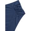 imageSweatyRocks Womens Bathing Suits Striped Criss Cross Bikini Set High Waisted SwimsuitsStripe Navy Blue