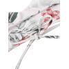 imageSweatyRocks Womens Sexy Bathing Suit Floral Print Cross Back Bikini Set SwimsuitsBlack3
