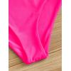 imageSweatyRocks Womens Sexy Bathing Suit Floral Print Cross Back Bikini Set SwimsuitsFloral Hot Pink