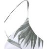 imageSweatyRocks Womens Sexy Bathing Suit Floral Print Cross Back Bikini Set SwimsuitsLeaf Print