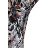 imageSweatyRocks Womens Sexy Bathing Suit Floral Print Cross Back Bikini Set SwimsuitsWhite