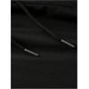 imageSweatyRocks Boys High Waisted Cargo Pants Drawstring Casual Long Joggers Trousers with PocketsBlack
