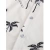 imageSweatyRocks Boys Summer Vacation Outfits Button Down Shirt and Shorts 2 Piece SetsApricot