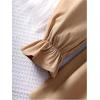 imageSweatyRocks Girls Double Breasted Trench Coat Kids Long Sleeve Lightweight Belt Fall Dress Outerwear JacketKhaki