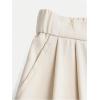 imageSweatyRocks Girls Elastic High Waist Wide Leg Pants Loose Long TrousersBeige