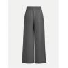 imageSweatyRocks Girls Elastic High Waist Wide Leg Pants Loose Long TrousersGrey