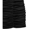 imageSweatyRocks Girls Spaghetti Strap Solid Ruched Slim Fitted Cami Short DressBlack