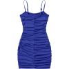 imageSweatyRocks Girls Spaghetti Strap Solid Ruched Slim Fitted Cami Short DressBlue