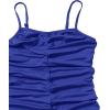 imageSweatyRocks Girls Spaghetti Strap Solid Ruched Slim Fitted Cami Short DressBlue