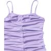 imageSweatyRocks Girls Spaghetti Strap Solid Ruched Slim Fitted Cami Short DressLilac Purple