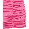 imageSweatyRocks Girls Spaghetti Strap Solid Ruched Slim Fitted Cami Short DressPink