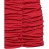 imageSweatyRocks Girls Spaghetti Strap Solid Ruched Slim Fitted Cami Short DressRed
