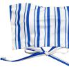 imageSweatyRocks Womens Bathing Suits Striped Bandeau Bikini high Waisted Swimsuits Swimwear SetRoyal Blue