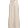 imageSweatyRocks Girls Elastic High Waist Wide Leg Pants Loose Long TrousersBeige