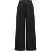 imageSweatyRocks Girls Elastic High Waist Wide Leg Pants Loose Long TrousersBlack