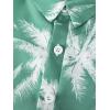 imageSweatyRocks Boys Tropical Graphic Print Short Sleeve Button Down Shirt Casual Hawaiian ShirtsGreen White