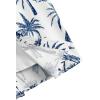 imageSweatyRocks Boys Tropical Graphic Print Short Sleeve Button Down Shirt Casual Hawaiian ShirtsWhite and Blue