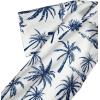 imageSweatyRocks Boys Tropical Graphic Print Short Sleeve Button Down Shirt Casual Hawaiian ShirtsWhite and Blue