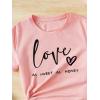 imageSweatyRocks Girls 2 Piece Outfits Tie Dye Short Sleeve Crewneck Top and Shorts SetPink and Black