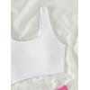 imageSweatyRocks Girls Color Block One Piece Bathing Suit Scoop Neck Cut Out Monokini SwimsuitHot Pink