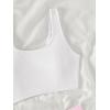imageSweatyRocks Girls Color Block One Piece Bathing Suit Scoop Neck Cut Out Monokini SwimsuitPink