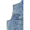 imageSweatyRocks Girls Denim Vest Button Down Sleeveless Jean Jacket Outerwear with PocketsLight Wash