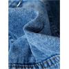 imageSweatyRocks Girls Denim Vest Button Down Sleeveless Jean Jacket Outerwear with PocketsLight Wash