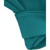 imageSweatyRocks Womens Long Sleeve V Neck Tie Knot Bandage Wrap Blouse Crop TopCadet Blue