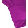 imageSweatyRocks Womens Long Sleeve V Neck Tie Knot Bandage Wrap Blouse Crop TopRed Violet