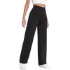imageSweatyRocks Womens Casual Boyfriend Jeans High Rise Denim Pants with PocketDark Black