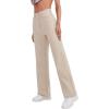 imageSweatyRocks Womens Casual Boyfriend Jeans High Rise Denim Pants with PocketKhaki