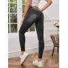 imageSweatyRocks Womens Casual High Rise Ripped Jeans Zipper Fly Skinny Denim PantsDark Grey