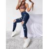 imageSweatyRocks Womens Casual High Rise Ripped Jeans Zipper Fly Skinny Denim PantsDark Wash