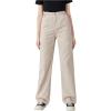 imageSweatyRocks Girls Casual High Waisted Straight Leg Jeans Plain Denim Pants with PocketBeige
