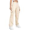 imageSweatyRocks Womens High Waist Cargo Jeans Flap Pocket Wide Leg Denim PantsBeige