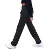 imageSweatyRocks Womens Casual High Waisted Straight Leg Boyfriend Jeans Denim PantsSolid Black