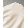 imageSweatyRocks Womens Cold Shoulder Long Sleeve Button Down Collared Cropped BlousesBeige
