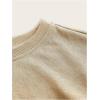imageSweatyRocks Womens Corset Crop Sweatshirt Long Sleeve Hanky Hem Cropped Pullover TopsApricot