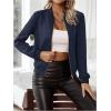 imageSweatyRocks Womens Faux Suede Short Bomber Jacket Coat Stand Collar Lightweight Zip Up Fashion Outerwear TopsBlue