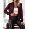 imageSweatyRocks Womens Faux Suede Short Bomber Jacket Coat Stand Collar Lightweight Zip Up Fashion Outerwear TopsBurgundy