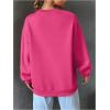 imageSweatyRocks Womens Letter Graphic Crewneck Sweatshirts Long Sleeve Oversized Pullover TopPink Letter