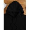 imageSweatyRocks Womens Letter Graphic Drawstring Hoodies Long Sleeve Thermal Pullovers SweatshirtsBlack
